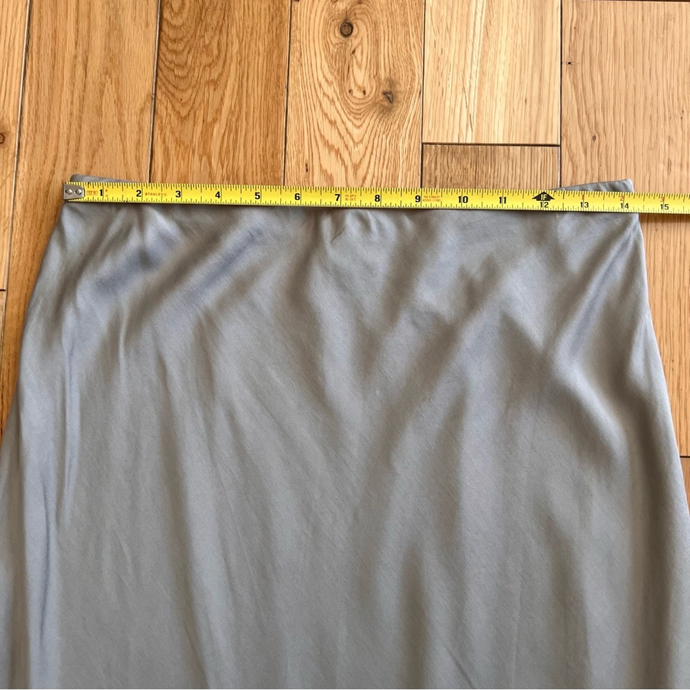 Rumored Womens Archive Bias Green Maxi Skirt Elastic Waist Size Medium - Picture 2 of 7